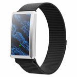 F360 Smart Band Heart Rate HRV Blood Oxygen Sleep Monitoring Women Health Step Counter Sport Wristband, Nylon Strap