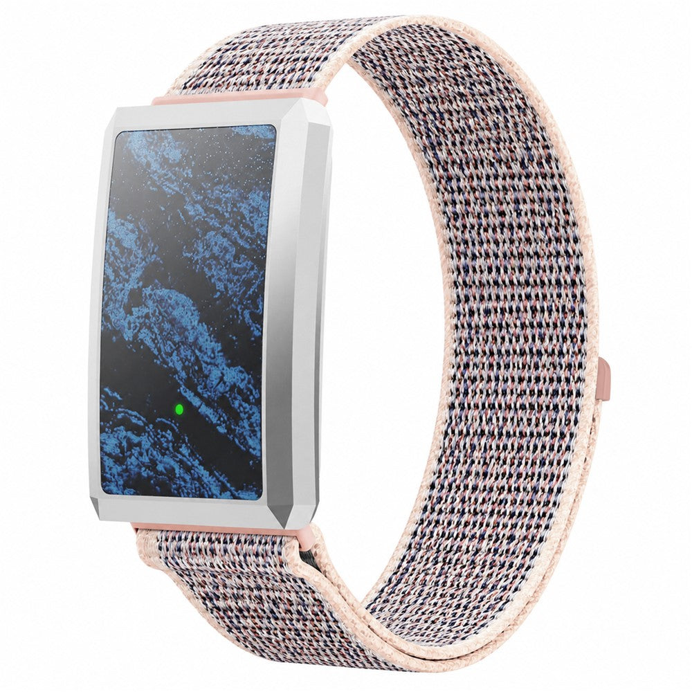 F360 Smart Band Heart Rate HRV Blood Oxygen Sleep Monitoring Women Health Step Counter Sport Wristband, Nylon Strap