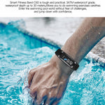 C60 1,1-tommers AMOLED-skærm fitnessarmbånd, pulsmåler, blodilt- og søvntracker, 25 sportstilstande, smartarmbånd