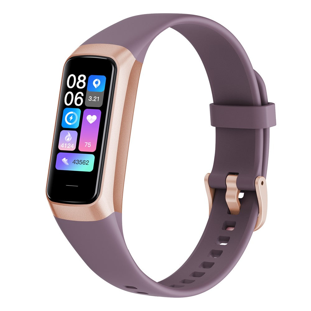 C60 1,1-tommers AMOLED-skærm fitnessarmbånd, pulsmåler, blodilt- og søvntracker, 25 sportstilstande, smartarmbånd