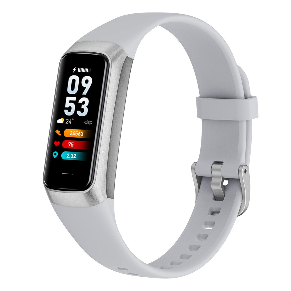 C60 1,1-tommers AMOLED-skærm fitnessarmbånd, pulsmåler, blodilt- og søvntracker, 25 sportstilstande, smartarmbånd