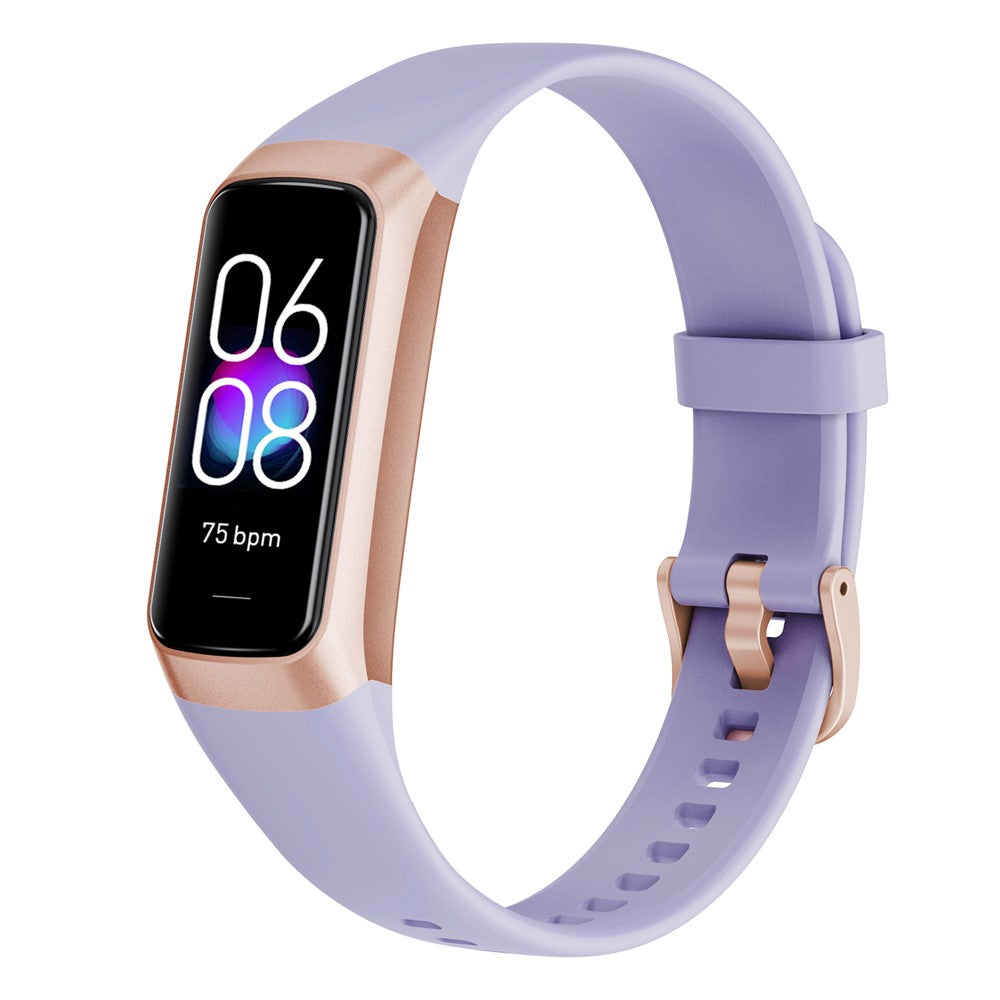 C60 1,1-tommers AMOLED-skærm fitnessarmbånd, pulsmåler, blodilt- og søvntracker, 25 sportstilstande, smartarmbånd