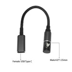 For Asus Laptop 19V 2.37A 3.42A Magnetic USB C to 4.0mm*1.35mm Converter Cable 100W Fast Charging Cord