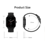 GT21 1,75 tums HD-skärm Smartklocka Bluetooth-kompatibel Samtal IP67 Vattentät Sportarmband GPS Fitness Tracker med Puls Blodsyre EKG-övervakning
