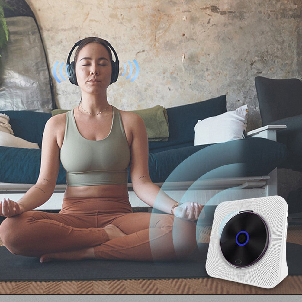 KECAG KC-806C Hjemme CD-afspiller Gentagelsesfunktion Bluetooth-kompatibel afspiller med LED-display Understøtter CD, CDR, CD-RW, MP3-CD, WMA-CD (Understøtter ikke TV)