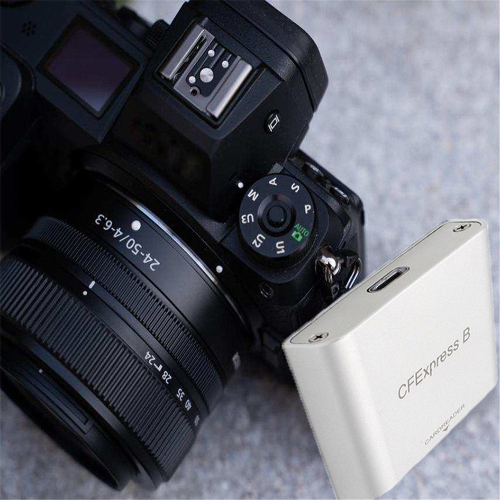 CFexpress Type B Card Reader USB3.1 Gen 2 10Gbps High Speed Aluminum Alloy Card Reader