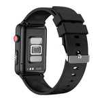 ET620 1,57 tums elektrisk klocka med EKG, temperatur och pulsmätning, Bluetooth-kompatibel, Talk, IP67, vattentätt smartarmband, TPU-armband