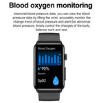 ET620 1,57 tums elektrisk klocka med EKG, temperatur och pulsmätning, Bluetooth-kompatibel, Talk, IP67, vattentätt smartarmband, TPU-armband