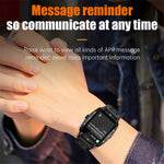 KT71 3ATM Waterproof Outdoor Sports Watch 1.96-inch Screen Bluetooth-compatible Call Smart Bracelet (APP: DaFit)