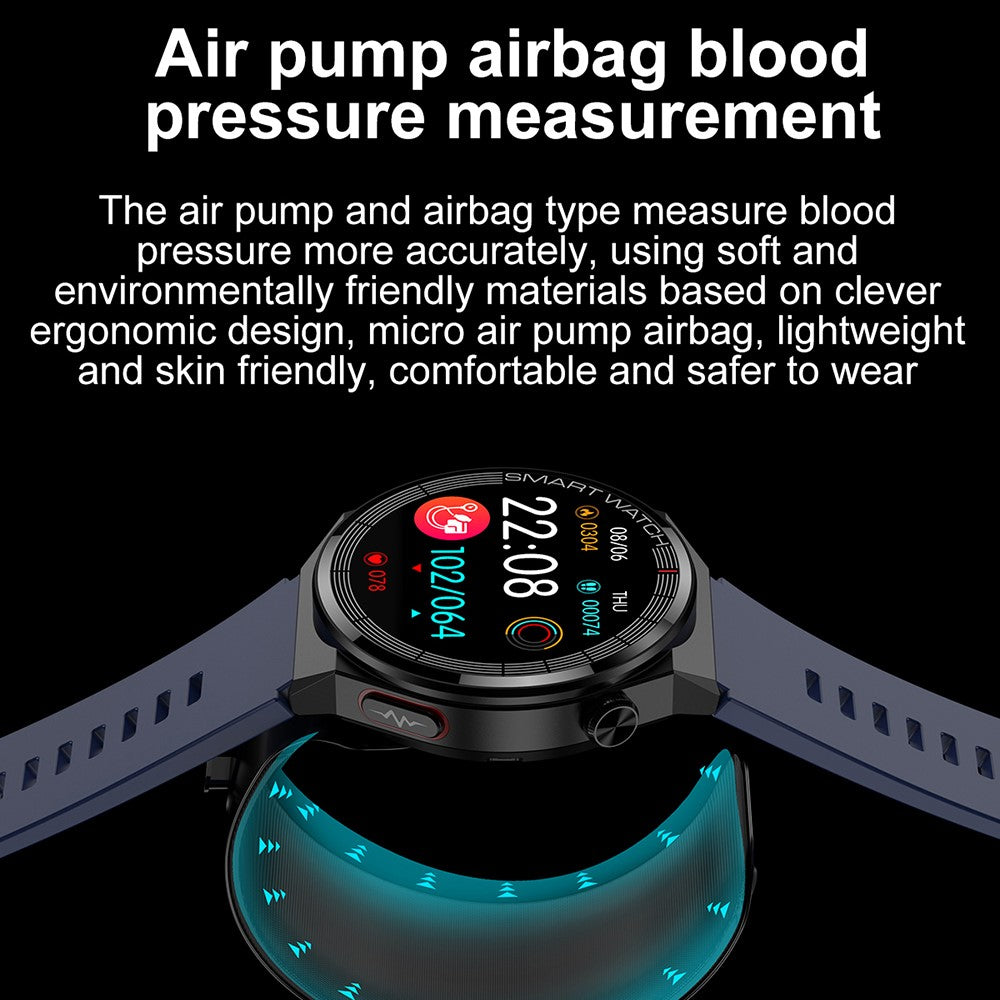 TK62 1,42-tommer sundheds-smartwatch med præcis blodtryks- og EKG-overvågning