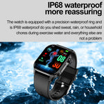 ET580 2,04" AMOLED-skærm, EKG-sundhedsovervågning, Smartwatch, Silikonerem