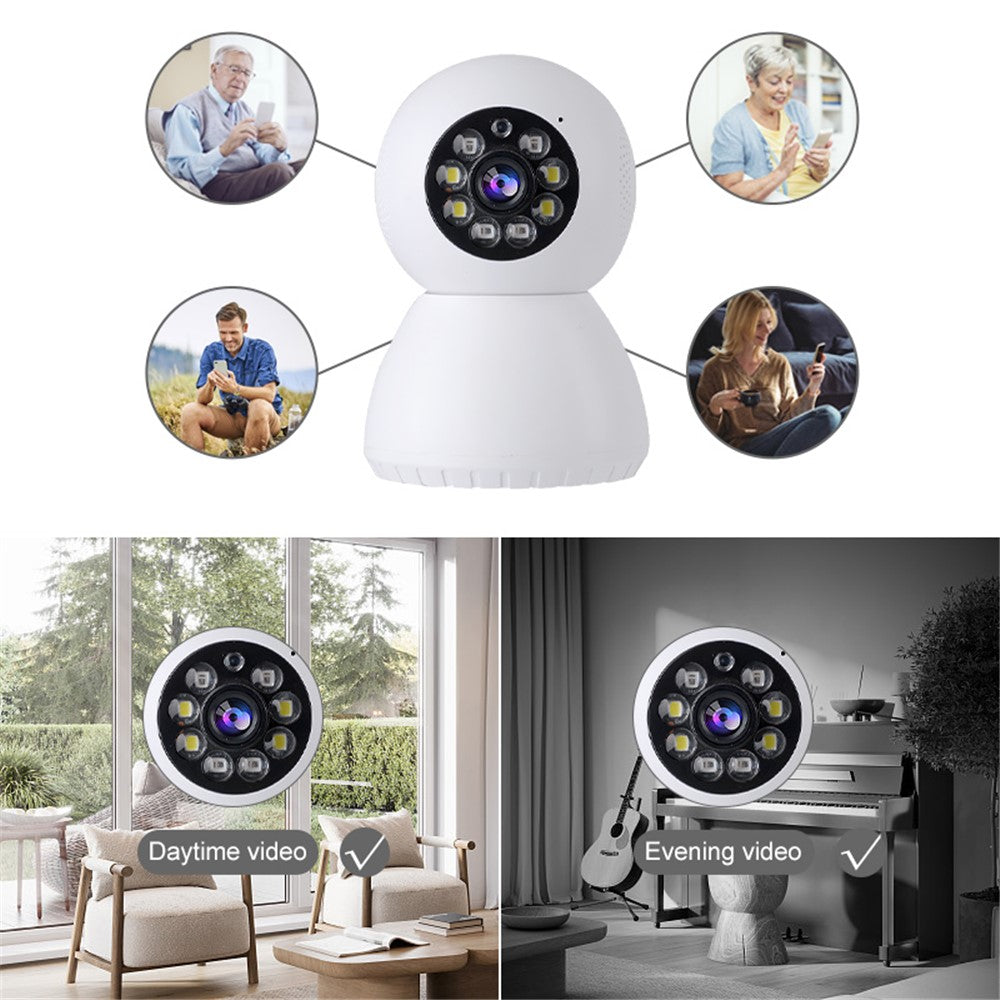 A14 Snowman WiFi HD Camera Night Vision Home Security Baby Monitoring Camera