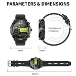 T95 2-in-1 1.52-inch IPS Screen Smart Watch Waterproof Bluetooth-compatible Call TWS Earphones