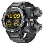 GT100pro 2-i-1-smartur med 1,46-tommers sundhedsmonitor, TWS, Bluetooth-kompatible høretelefoner