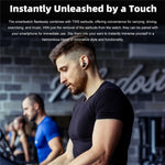 GT100pro 2-i-1-smartur med 1,46-tommers sundhedsmonitor, TWS, Bluetooth-kompatible høretelefoner