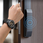 GT100pro 2-i-1-smartur med 1,46-tommers sundhedsmonitor, TWS, Bluetooth-kompatible høretelefoner