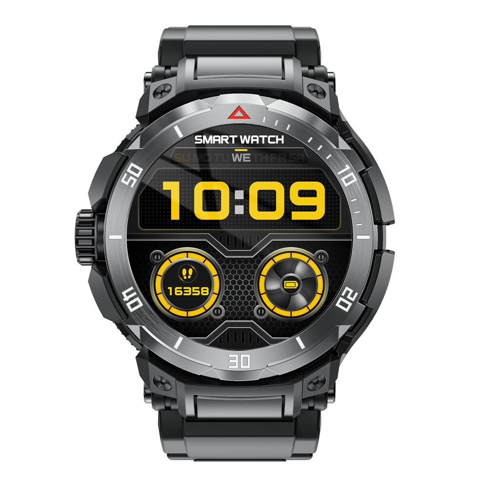 GT100pro 2-i-1-smartur med 1,46-tommers sundhedsmonitor, TWS, Bluetooth-kompatible høretelefoner
