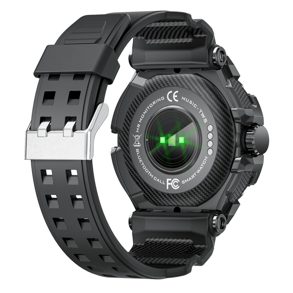 GT100pro 2-i-1-smartur med 1,46-tommers sundhedsmonitor, TWS, Bluetooth-kompatible høretelefoner