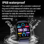 ET570 1.96" Smart Watch Bluetooth-compatible Call Heart Rate Fitness Tracker with Silicone Strap