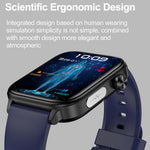 ET570 1.96" Smart Watch Bluetooth-compatible Call Heart Rate Fitness Tracker with Silicone Strap