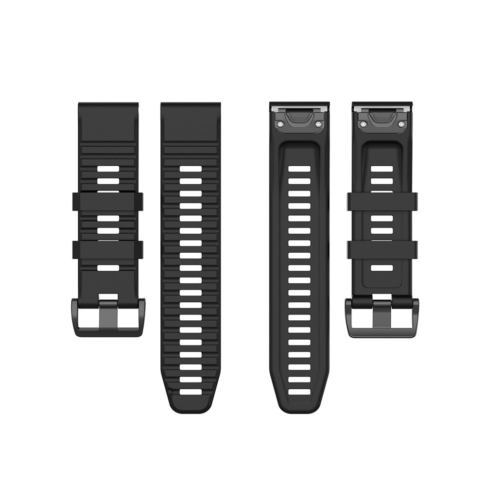 Rubber Smart Watch Band Replacement Strap [26mm Width] for Garmin Fenix 7X/Fenix 6x/5x