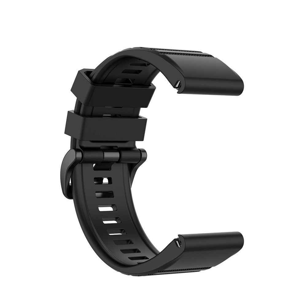 Rubber Smart Watch Band Replacement Strap [26mm Width] for Garmin Fenix 7X/Fenix 6x/5x