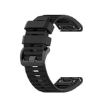 Rubber Smart Watch Band Replacement Strap [26mm Width] for Garmin Fenix 7X/Fenix 6x/5x