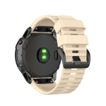 Rubber Smart Watch Band Replacement Strap [26mm Width] for Garmin Fenix 7X/Fenix 6x/5x