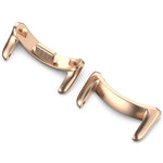 1 Pair for Xiaomi Smart Band 9 / 9 NFC / 8 / 8 NFC Watch Strap Connector 14mm Stainless Steel Adapter