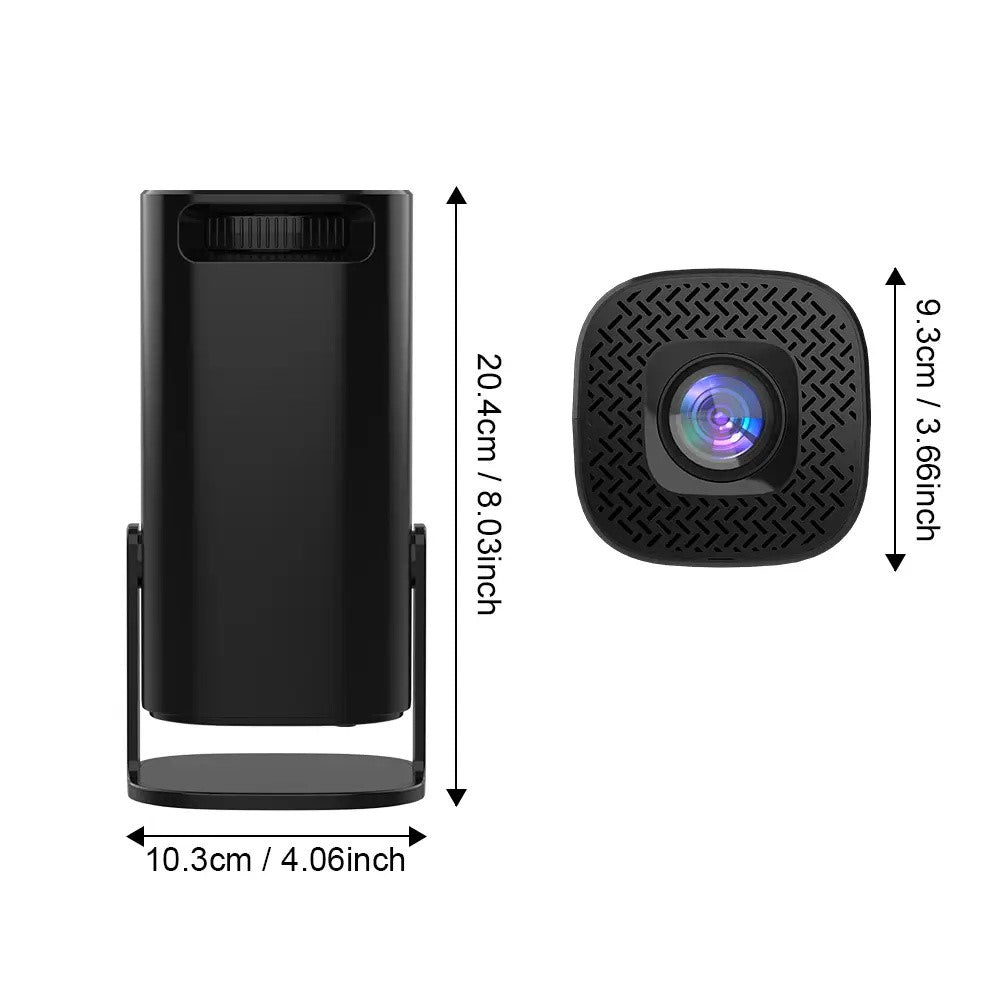 P30 Mini Projector Android 11 WiFi 6 4K 1080P Bluetooth-Compatible 5.0 Home Cinema Projector