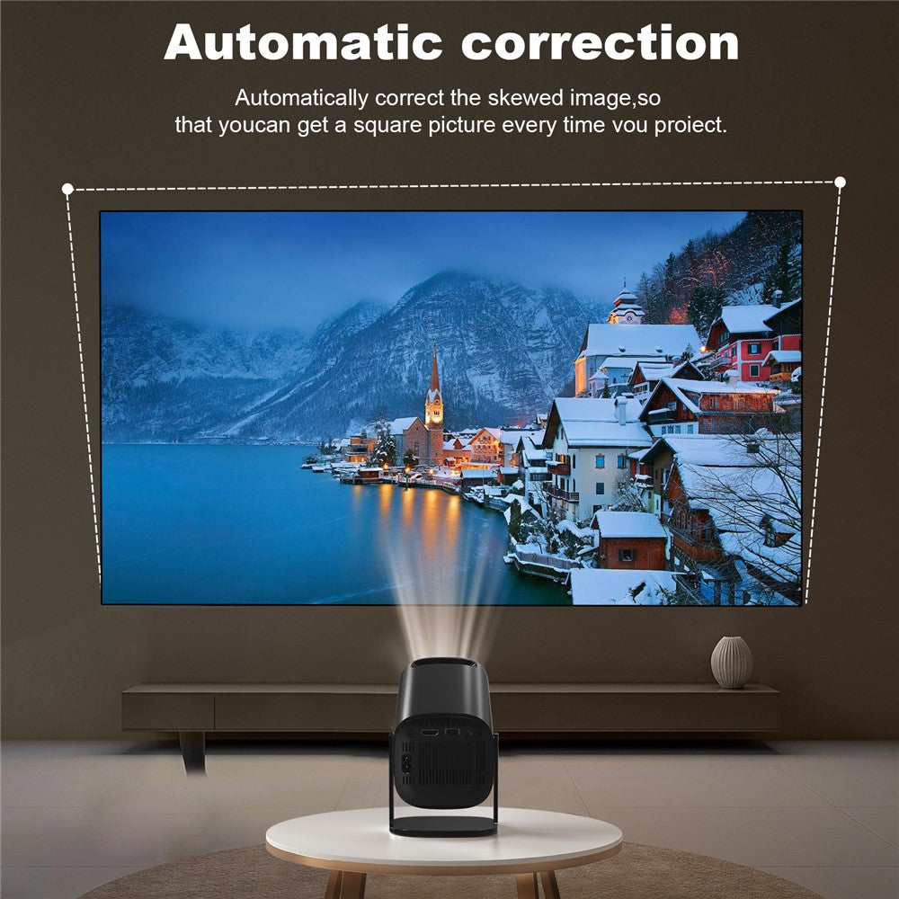 P30 Mini Projector Android 11 WiFi 6 4K 1080P Bluetooth-Compatible 5.0 Home Cinema Projector