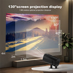 P30 Mini Projector Android 11 WiFi 6 4K 1080P Bluetooth-Compatible 5.0 Home Cinema Projector