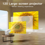 S40 Ultra Portable Projector Android Gaming Projector LED 1024x600P 120 ANSI Lumens 30-100 Inch Screen