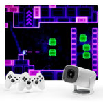 S40 Ultra Portable Projector Android Gaming Projector LED 1024x600P 120 ANSI Lumens 30-100 Inch Screen