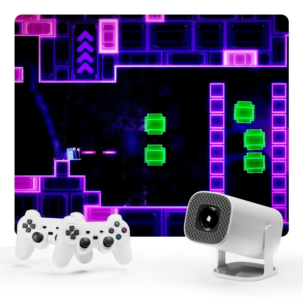 S40 Ultra Portable Projector Android Gaming Projector LED 1024x600P 120 ANSI Lumens 30-100 Inch Screen