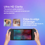 2 stk. skærmbeskyttere til Nintendo Switch, højaluminiums-siliciumglas HD klare anti-ridsefilm med justeringsramme