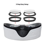 1 Pair For Meta Quest 3S VR Glasses Myopia Lens Magnetic PC Frame Resin Lens, -4.25 D to -6.00 D Myopia