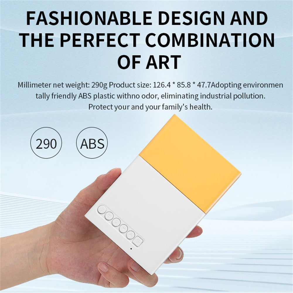 YG300S Mini Portable Projector Wired Phone Mirroring LED Video Projector 24-60 Inch Display for Bedroom Kids Entertainment