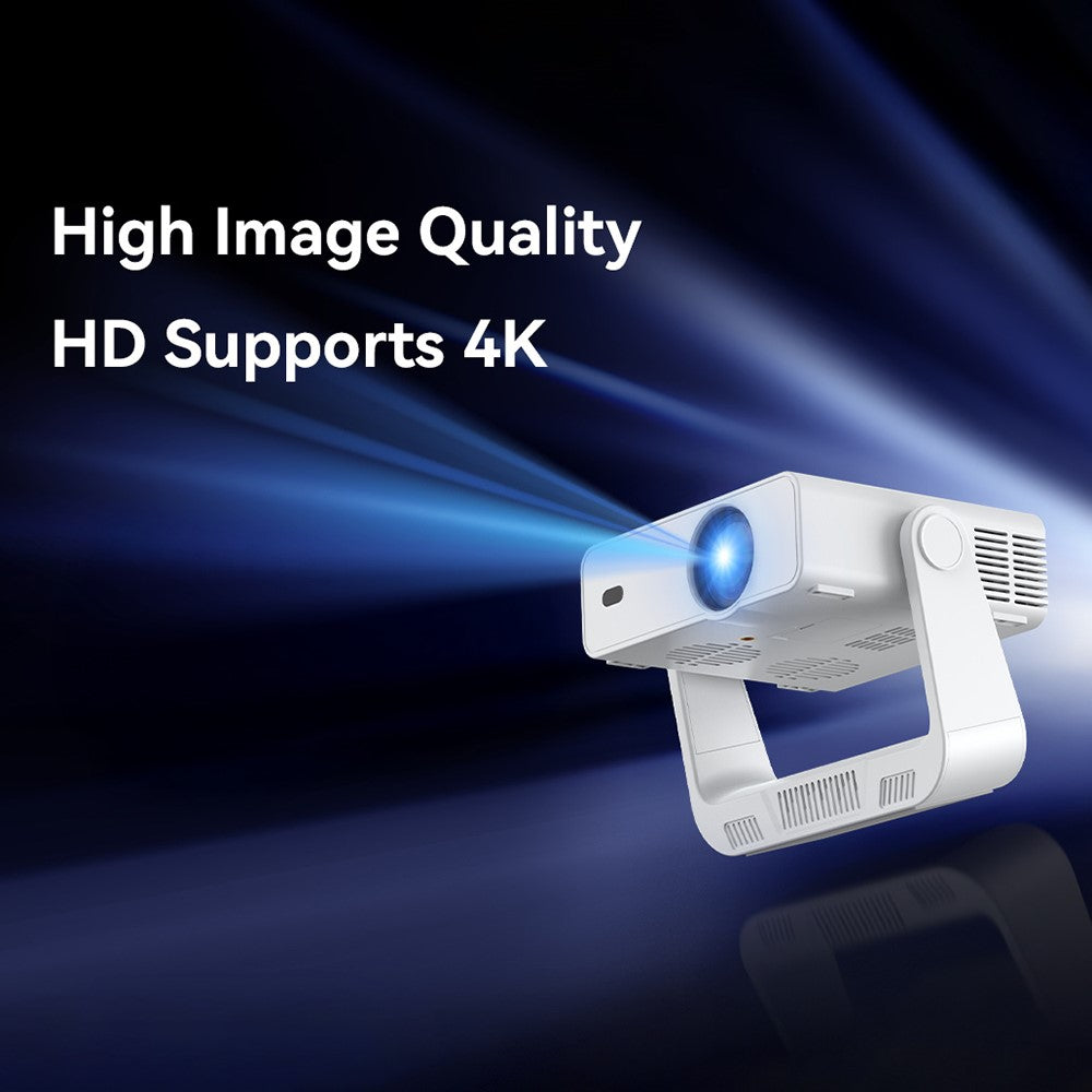 IMC880 Bærbar 4K-projektor WiFi 6 BT 5.0 200 ANSI Lumen Android 14 Miniprojektor, 1+8GB