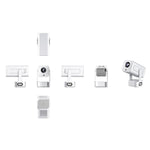 IMC360 LCD Projector 320 ANSI Lumen 1080P WiFi 6 Android 11 1GB+8GB Autofocus Projector for Home Theater, Single Speaker