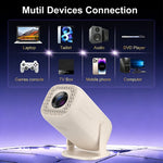 U5 Gaming Console 2-in-1 Android 14 HD Projector Allwinner H723 8K 200 Lumens Screen Projection Device for Home Cinema