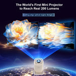 U5 Gaming Console 2-in-1 Android 14 HD Projector Allwinner H723 8K 200 Lumens Screen Projection Device for Home Cinema