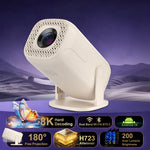 U5 Gaming Console 2-in-1 Android 14 HD Projector Allwinner H723 8K 200 Lumens Screen Projection Device for Home Cinema