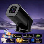 U1 4K Projector with Retro Gaming Console Allwinner H723 Android 14 200 Lumens 36000+ Games Screen Projection Device for Home Theater