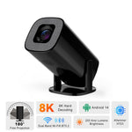 U1 4K Projector with Retro Gaming Console Allwinner H723 Android 14 200 Lumens 36000+ Games Screen Projection Device for Home Theater