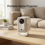 IMC600 Pro Mini Bærbar Projektor 1+8GB Lagerplads 720P HD WiFi 6 Android 14 Autofokus Hjemmebiografprojektor