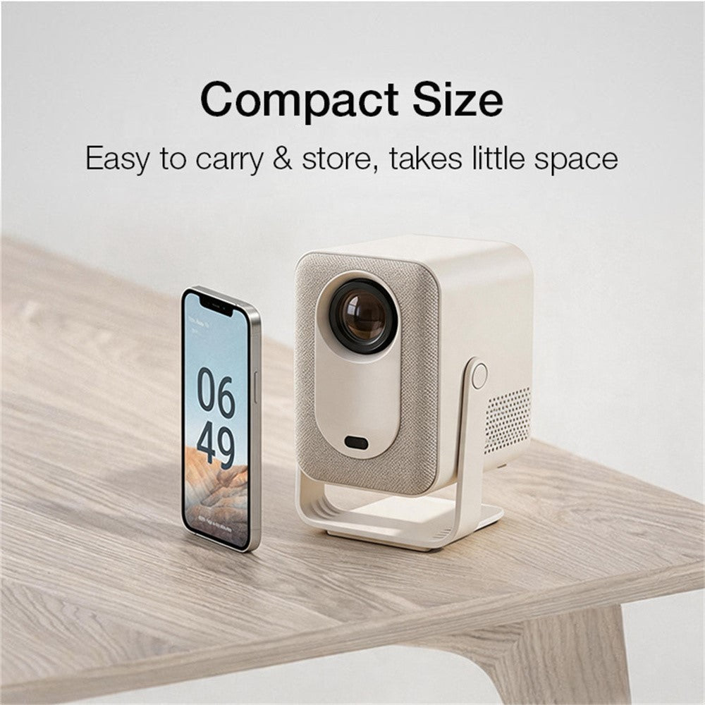 IMC600 Pro Mini Bærbar Projektor 1+8GB Lagerplads 720P HD WiFi 6 Android 14 Autofokus Hjemmebiografprojektor