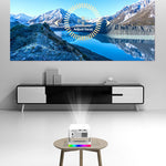 Y8S PRO X3 Smart Projector 720P HD 180 ANSI Mini Portable WiFi Bluetooth-compatible Home Theater System