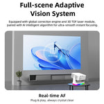 Y8S PRO X3 Smart Projector 720P HD 180 ANSI Mini Portable WiFi Bluetooth-compatible Home Theater System