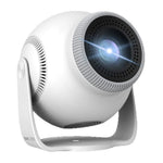 TP360 Mini Smart Projektor Android 14.0 WiFi 6 Bluetooth 5.4 270 Graders Rotation til Hjemmet Udendørs